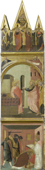 Calling and Martyrdom of Saint Matthew, c1315-1360. Creator: Workshop of Pietro Lorenzetti.