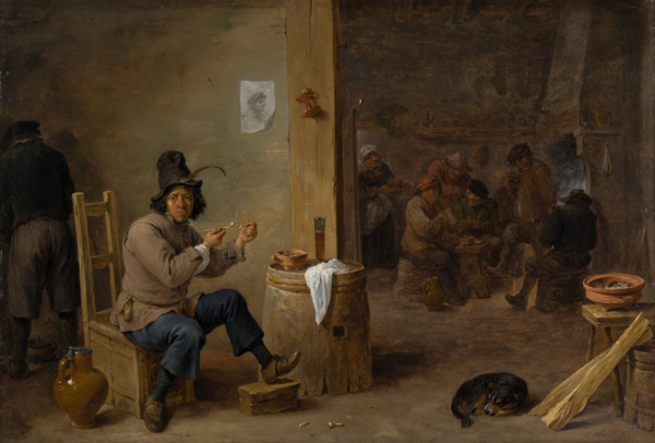 Smoker at an Inn, c1659. Creator: David Teniers II.