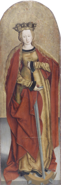 St Catherine of Alexandria, c1505. Creator: Bernhard Strigel.