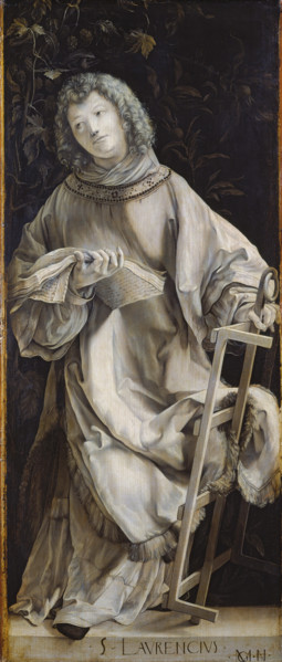 Saint Lawrence, c1509-1510. Creator: Matthias Gruenewald.