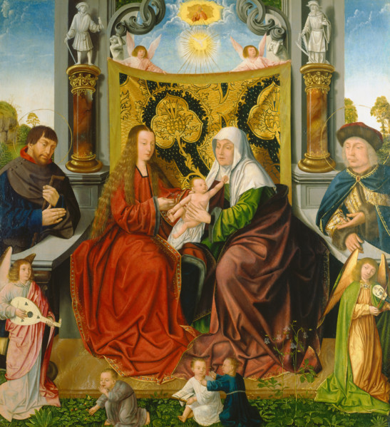 The Holy Kinship, c1520. Creator: Master of the Holy Blood.