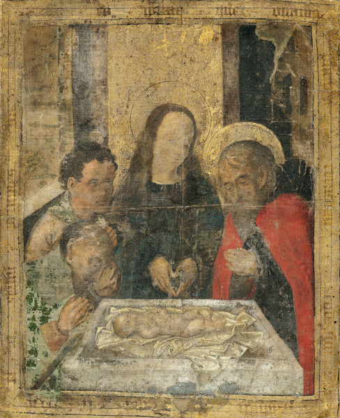 The Adoration of the Shepherds, c1480-1500. Creator: Dutch Master.