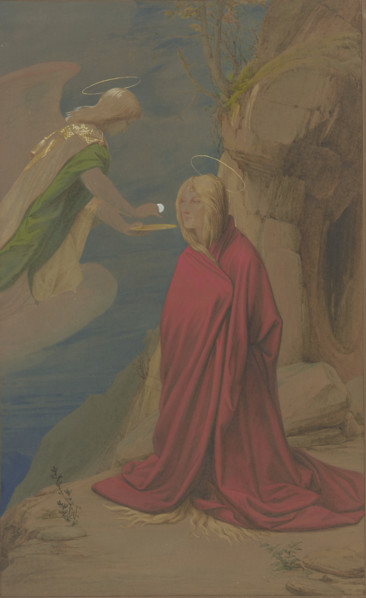 The Communion of Saint Mary Magdalene, 1853. Creator: Eduard von Steinle.