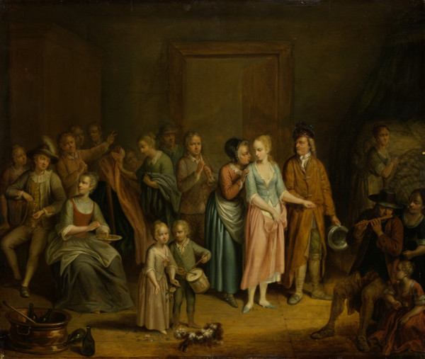 The Wedding Night, 1780. Creator: Johann Daniel Bager.