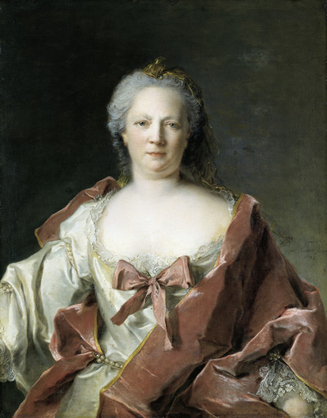 Portrait of Anna Elisabeth Leerse, 1749. Creator: Jean-Marc Nattier.