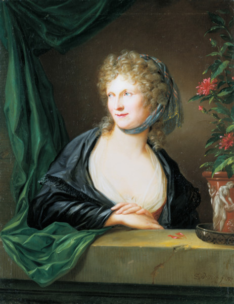 Portrait of an Unknown Woman, 1798. Creator: Friedrich Georg Weitsch.