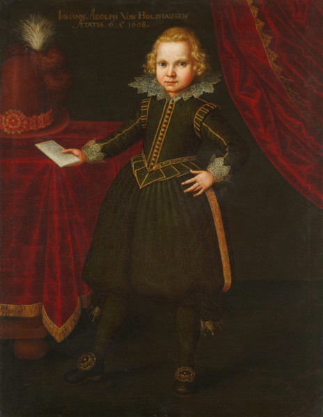 Portrait of Johann Adolf von Holzhausen, 1608. Creator: Jacob Van Der Doordt.