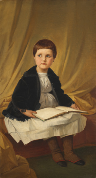 Portrait of Agnes von Steinle the Artist’s Daughter, 19th century. Creator: Eduard von Steinle.