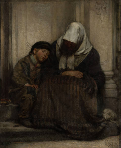 Poor People, 1858. Creator: Angilbert Gobel.