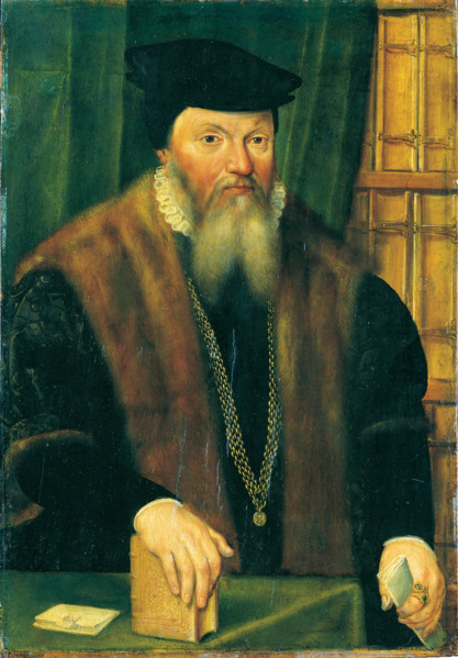 Portrait of Johann von Fichard, 1568-1570. Creator: Unknown.