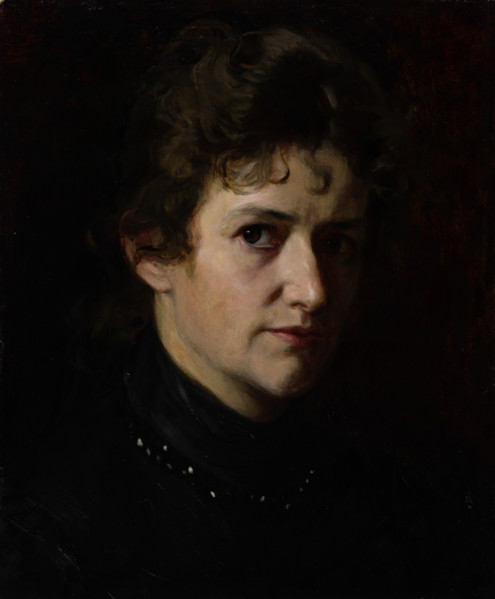 Self-Portrait, 1894. Creator: Eugenie Bandell.