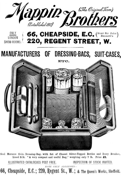 Advertisement for Mappin Brothers, 1898. Creator: Unknown.