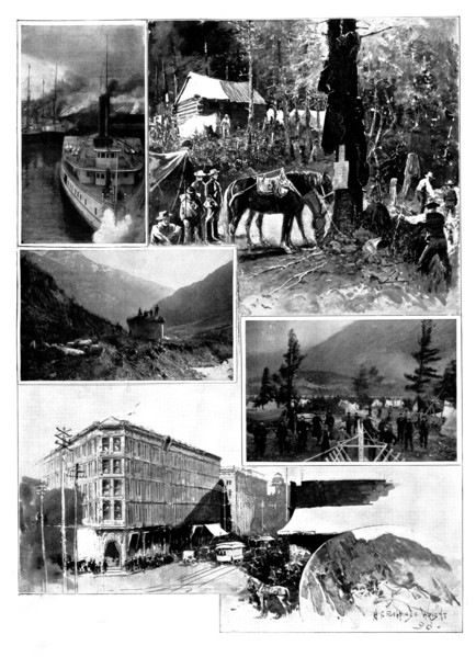 On the Way to Klondike, 1898. Creator: Unknown.