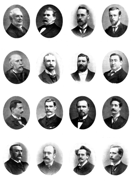 New Members of the London County Council, 1898. Creator: Unknown.