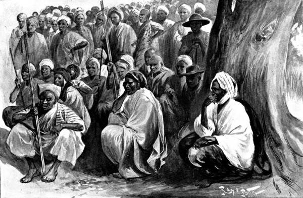 With the British Expedition from Accra to the Gold Coast Hinterland: Barbatu..., 1898. Creator: Unknown.