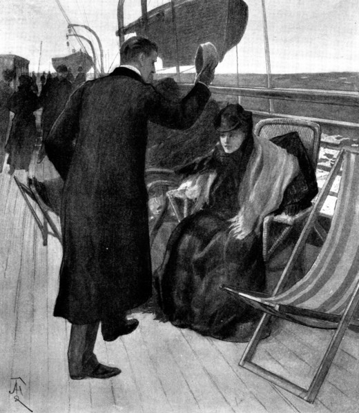 A Mad Move: Sir Robert lifted his cap..."I was looking for you, Miss Arlington", 1898. Creator: Unknown.