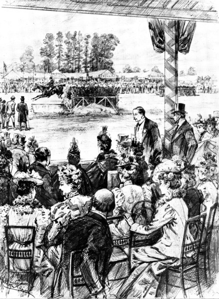 The Duke and Duchess of York at the Royal Counties Agricultural Show at Portsmouth, 1898. Creator: Unknown.