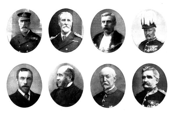 Various portraits, 1898. Creators: Unknown, Russell & Sons, Maull & Fox, Elliott & Fry.