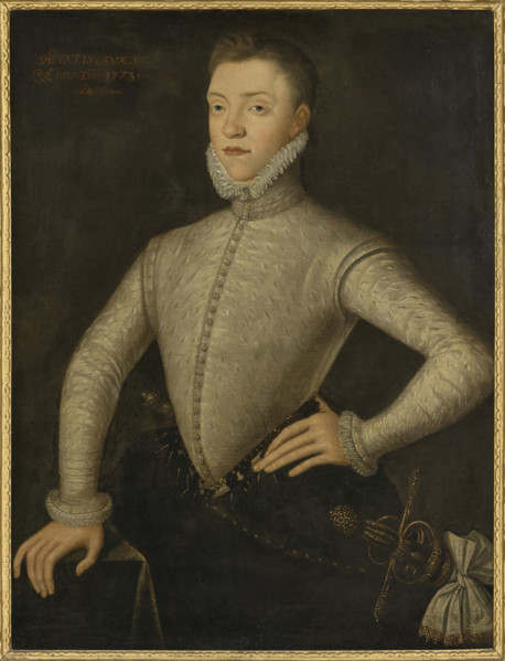 Portrait of Charles Stuart, 5th Earl of Lennox (1557-1576), 1573. Creator: Anonymous.