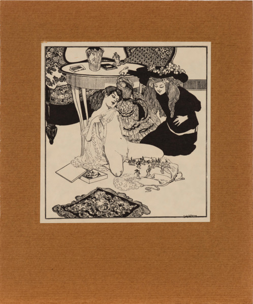 From "Jeux d'Amour de la jeunesse", c1907. Creator: Bayros, Franz von (1866-1924).