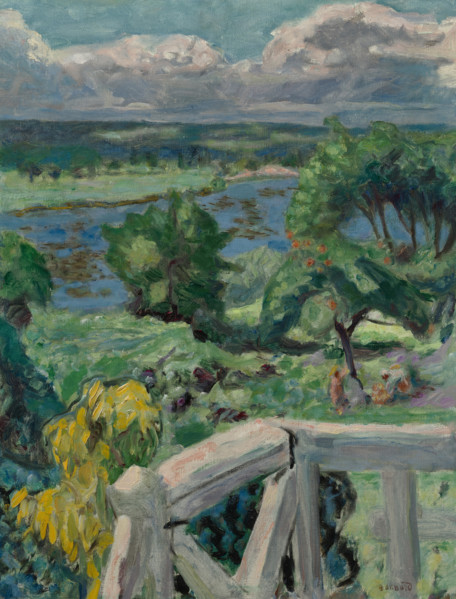 Sunburn (The terrace of "Ma roulotte" in Vernonnet), 1916. Creator: Bonnard, Pierre (1867-1947).