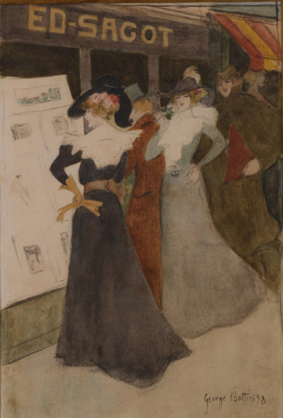 La vitrine de Sagot, 1898. Creator: Bottini, Georges Alfred (1874-1907).
