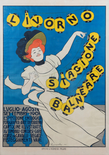 Livorno stagione balneare, 1901. Creator: Cappiello, Leonetto (1875-1942).