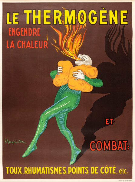 Thermogène generates heat and heals, 1929. Creator: Cappiello, Leonetto (1875-1942).