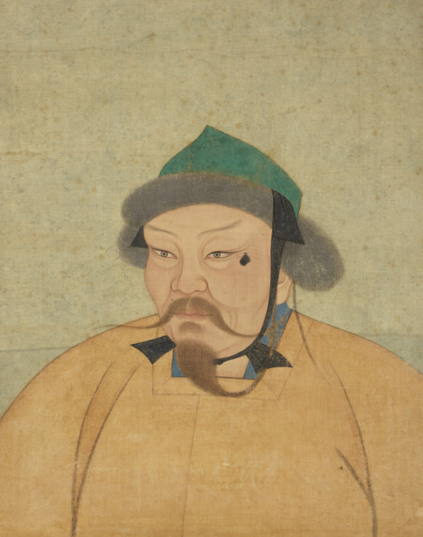 Portrait of Ögedei Khan (1186-1241), 14th century. Creator: Chinese Master.