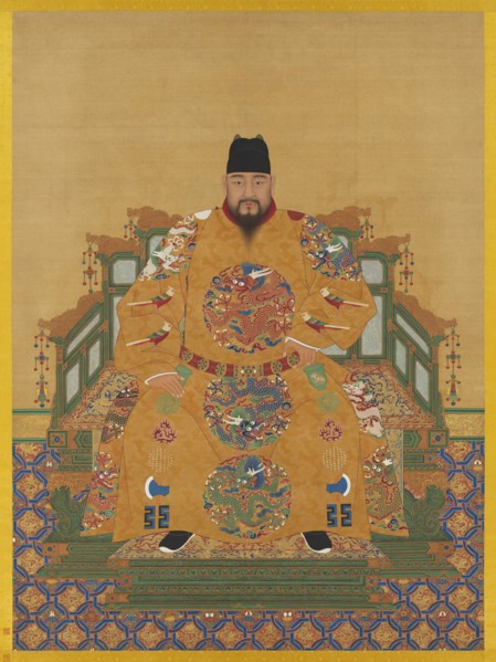 Portrait of the Emperor Yingzong of Ming (1427-1464). Creator: Chinese Master.