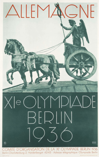 The 1936 Summer Olympics in Berlin, 1936. Creator: Dzubas, Wilhelm (Willy) (1877-1947).