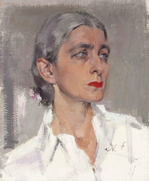 Rebecca Salsbury James, c1935. Creator: Feshin (Fechin), Nicolai Ivanovich (1881-1955).