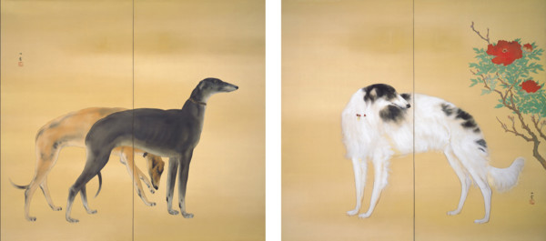 Dogs from Europe, 1941. Creator: Hashimoto, Kansetsu (1883-1945).