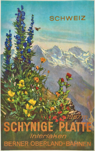 Schynige Platte, 1952. Creator: Hodel, Ernst (1881-1955).
