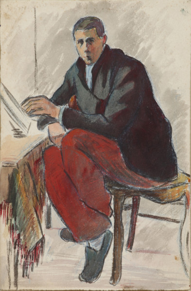 Self-portrait, 1890. Creator: Ibels, Henri Gabriel (1867-1936).