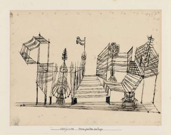 Heimgartenanlage (Home Garden Plot), 1921. Creator: Klee, Paul (1879-1940).