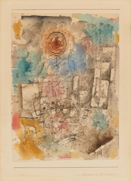 Daytime Haunting on the Main Square, 1929. Creator: Klee, Paul (1879-1940).