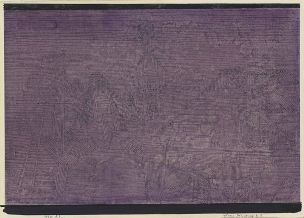 Heavy twilight in X., 1926. Creator: Klee, Paul (1879-1940).