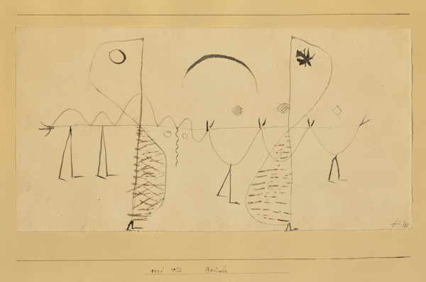 Brüder (Brothers), 1931. Creator: Klee, Paul (1879-1940).