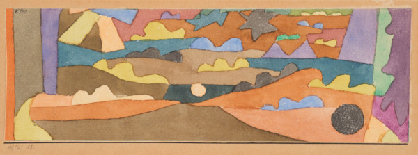 Watercolor, miniature, 1916. Creator: Klee, Paul (1879-1940).