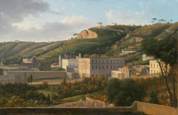 View of the Villa Lucia on the Vomero Hill, Naples, 1823-1825. Creator: Klenze, Leo, von (1784-1864).