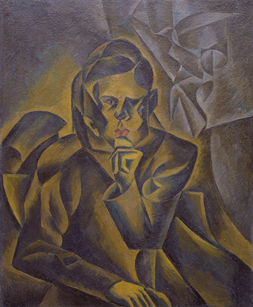 Portrait of Jan Zrzavý, 1912. Creator: Kubista, Bohumil (1884-1918).