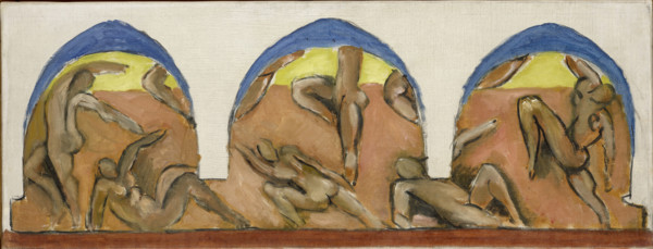 Study for Barnes Mural "The Dance", Ocher Harmony, 1930-1931. Creator: Matisse, Henri (1869-1954).