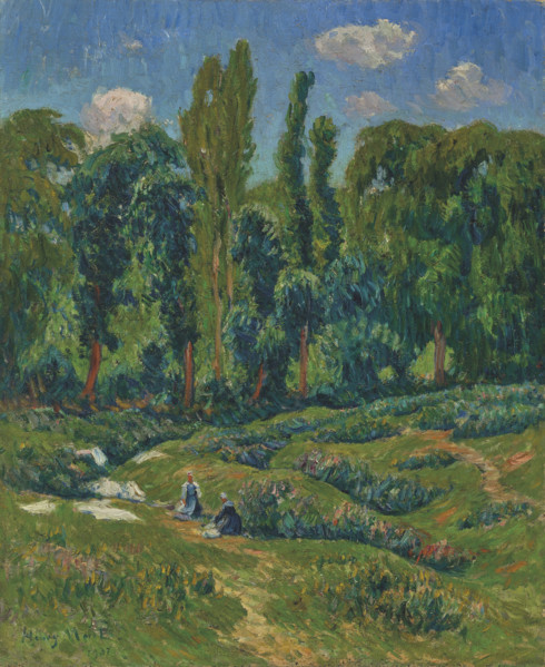 Washerwomen, 1907. Creator: Moret, Henry (1856-1913).