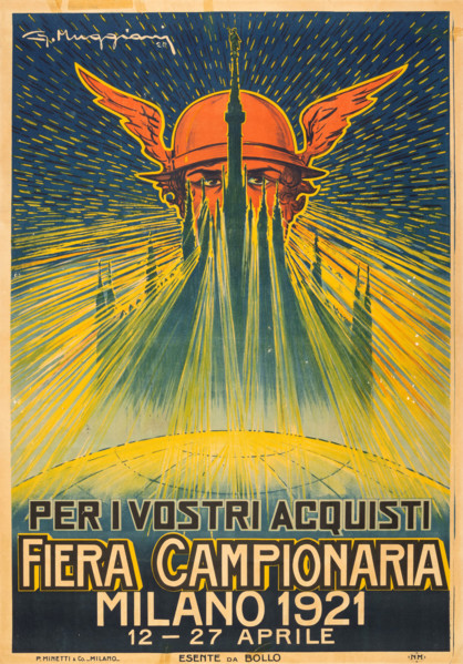 Fiera Campionaria Milano, 1921. Creator: Muggiani, Giorgio (1887-1938).