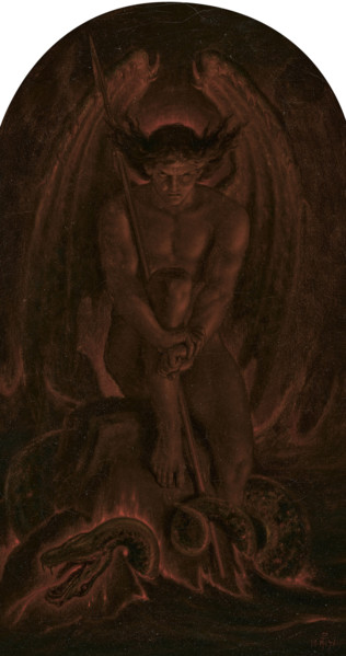 The Adversary: where "the worms that eat them do not die, and the fire is not quenched.", 1876. Creator: Paton, Sir Joseph Noel (1821-1901).