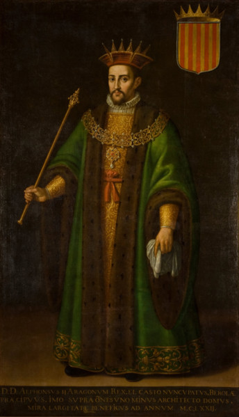 Portrait of Alfonso II (1157-1196), King of Aragon, First third of 17th cen.. Creator: Pertús, Rafael (1564-1648).