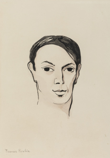 Portrait of Pablo Picasso, c1920-1925. Creator: Picabia, Francis (1879-1953).