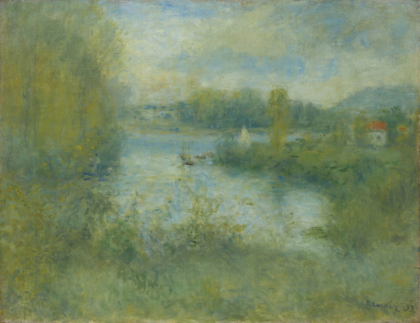 Small arm of the Seine at Argenteuil (Petit bras de Seine à Argenteuil), 1873. Creator: Renoir, Pierre Auguste (1841-1919).
