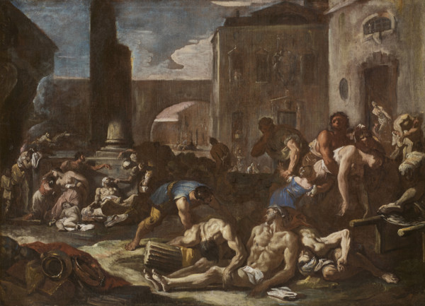 The Plague of Ashdod. Creator: Ricci, Sebastiano (1659-1734).